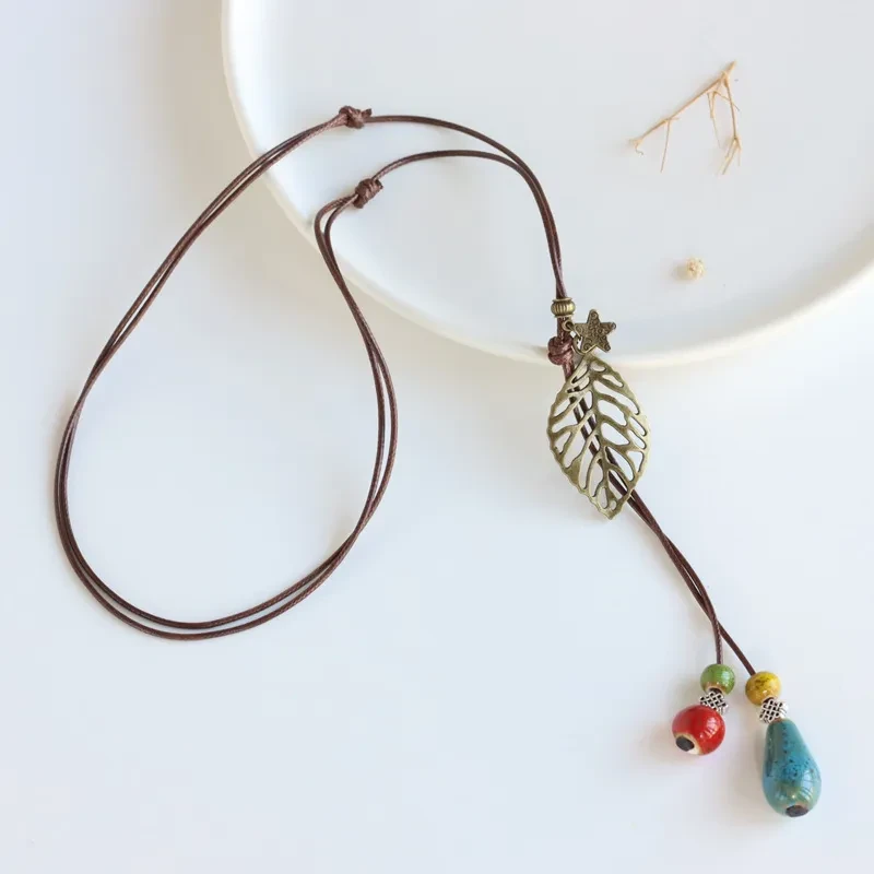Adjustable Long Chinese Style Necklace Pendant