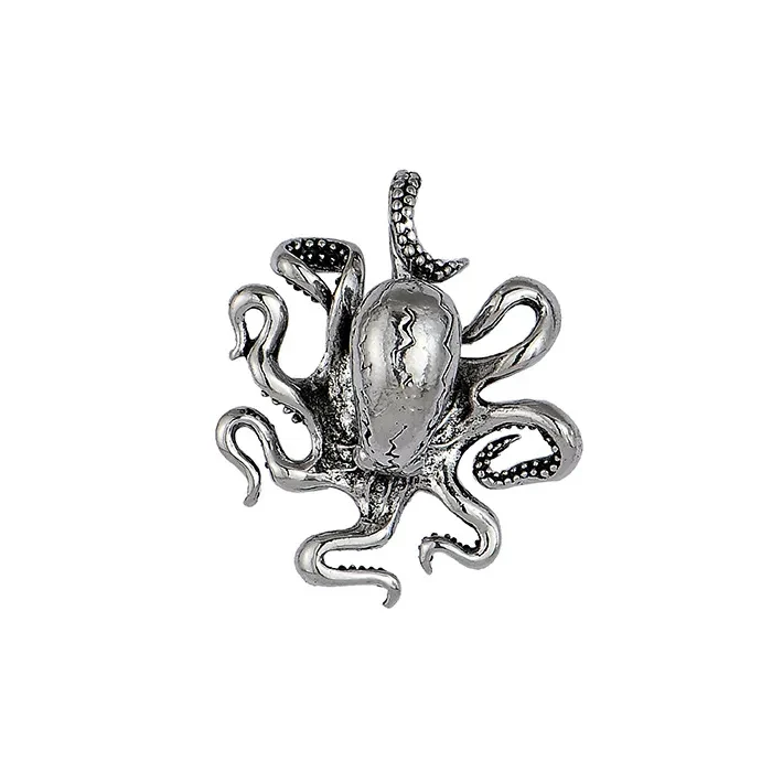 Men's Octopus Pendant Simple Punk Necklace