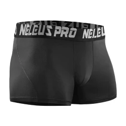 Anti-wear Leg Sports Men Running Underwear Black