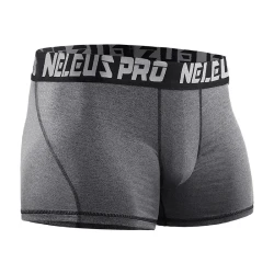 Anti-wear Leg Sports Men Running Underwear Gray