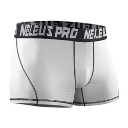 Anti-wear Leg Sports Men Running Underwear White