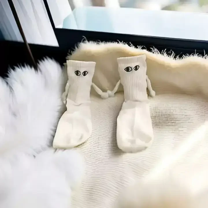 TeesNMerch Hand-in-Hand Socks - Become Solemates Forever!