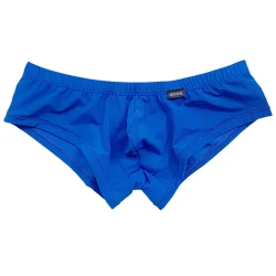 Semitransparent Ice Silk Men's Boxer Shorts  Sapphire Blue