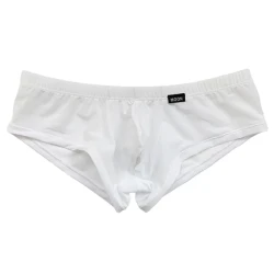 Semitransparent Ice Silk Men's Boxer Shorts White
