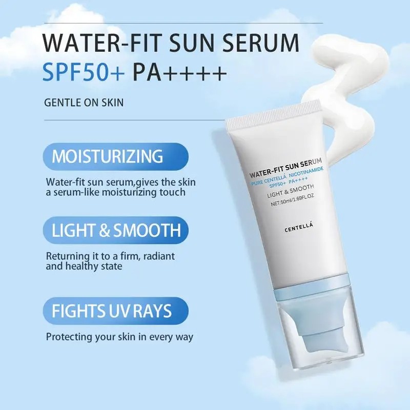 Sunscreen SPF 50 with Centella Asiatica Non-Sticky Refreshing Sunscreen Essence for Dry