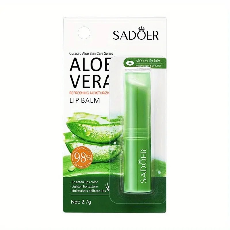 Lip Aloe Balm Nourishing, Hydrating, and Moisturizing Lip Care for Preventing Cracking and Repairing Dry Lips