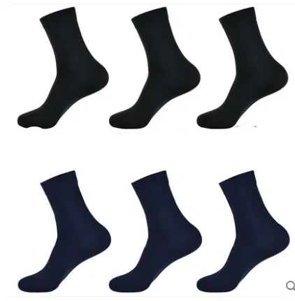 Socks Men'S Plus Size Cotton Deodorant Sweat-Absorbent Langsha Men'S Socks 45 Size Long Tube Summer Business Men'S Large Socks 3 color