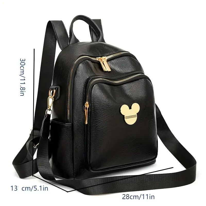 Sequin Embellished Adjustable PU Backpack for Women