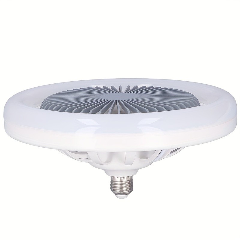 Socket Light and Remote Control  Adjustable Wind Speed Mode Bulb, Screw-In Socket Light, Easy to Install Adjustable Wind Speed Mini Pendant Light, Suitable for Bedrooms, Kitchens, Living Rooms - E27 Base