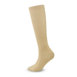 Outdoor Fitness Running Exercise Pressure Cycling Long Tube Compression Socks Skin Color
