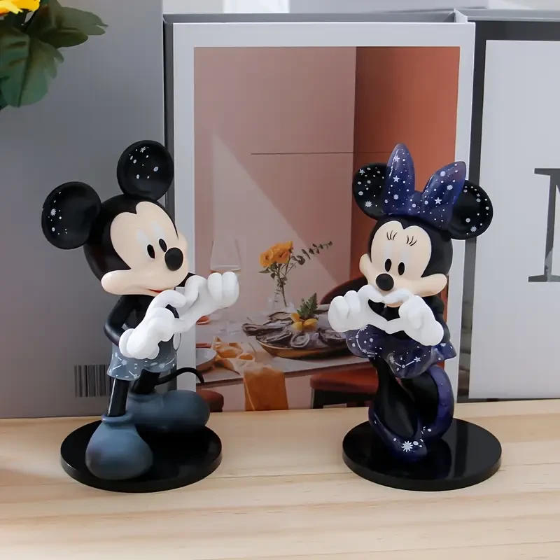 Mickey, Minnie, And Mickey Mouse Trendy Figurines