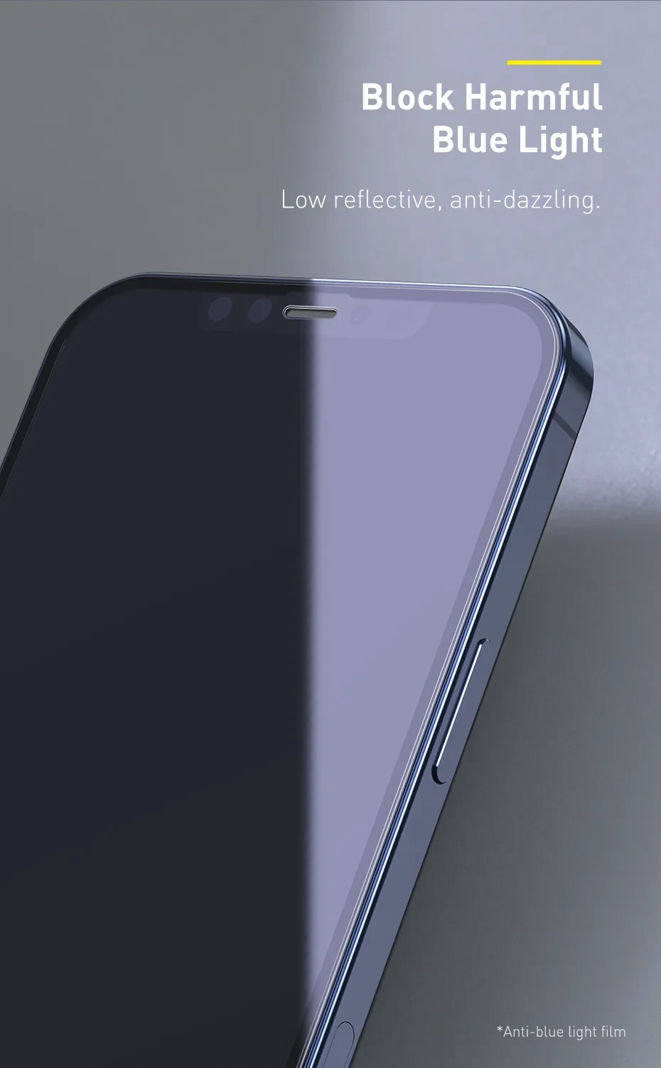 0.3mm Full Screen Curved Tempered Film For IP 12 Mini 5.4 Inch