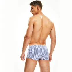 Striped Men's Home Arrow Pants Blue
