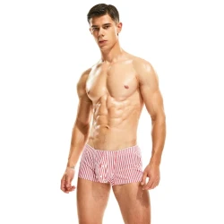 Striped Men's Home Arrow Pants Red