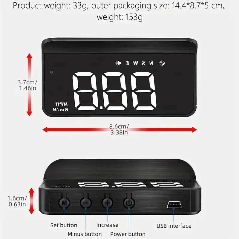 Car Speedometer - High-Accuracy Real-Time Speed Measurement Instrument