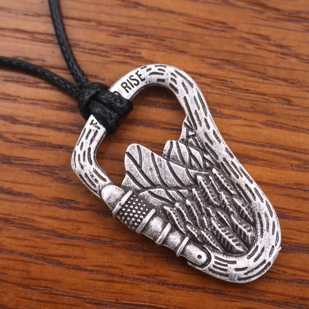 Rock Climber Necklace Zinc Alloy Carabiner Gift Popular In Europe And America