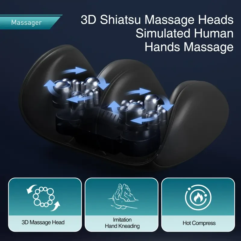 Shiatsu Foot and Calf Massager with Heat