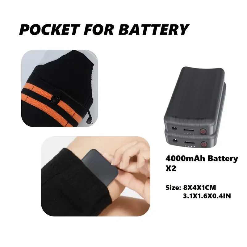 1 Pair SHINY ROSY LIFE Heated Socks for Men & Women