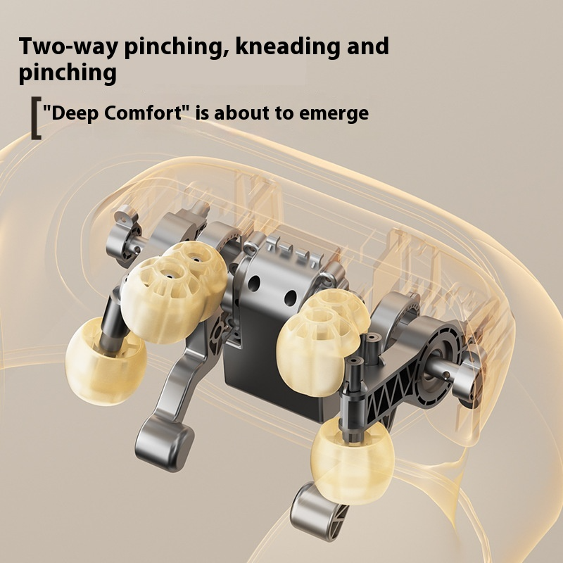 Free Hands Rubbing Clip Massage Shoulder And Neck Waist Back Electric Massager