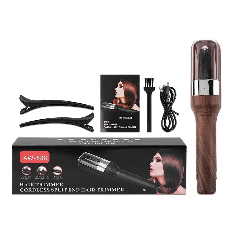 SUOLAER Rechargeable Wireless Hair Split Trimmer