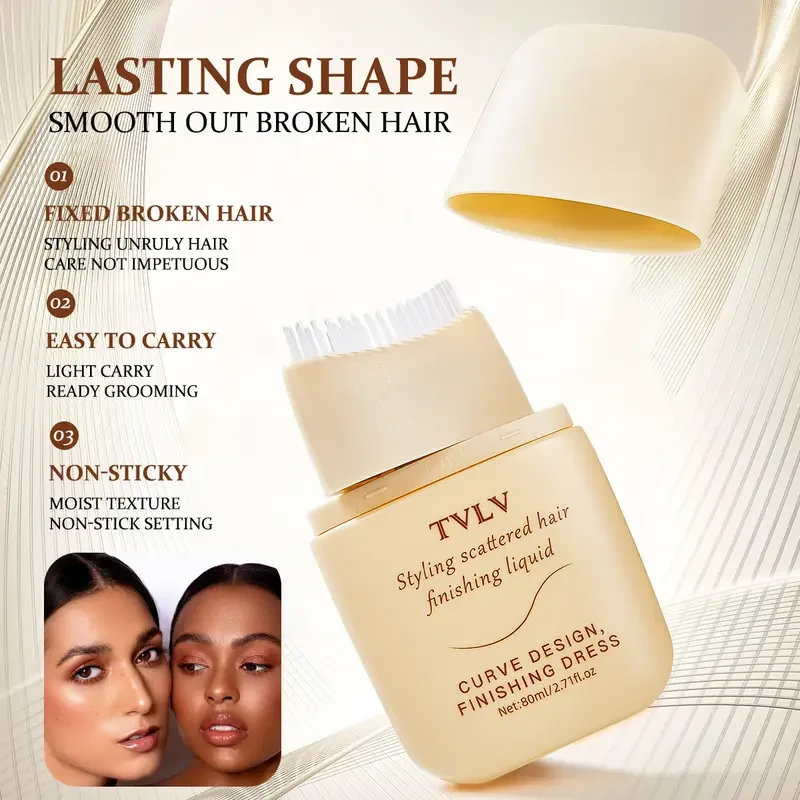 TVLV Hair Finishing Dress Stick with Built-In Comb