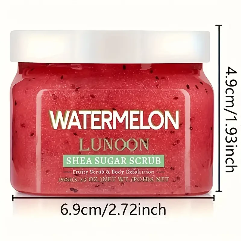1pc Watermelon LUNOON Shea Sugar Scrub