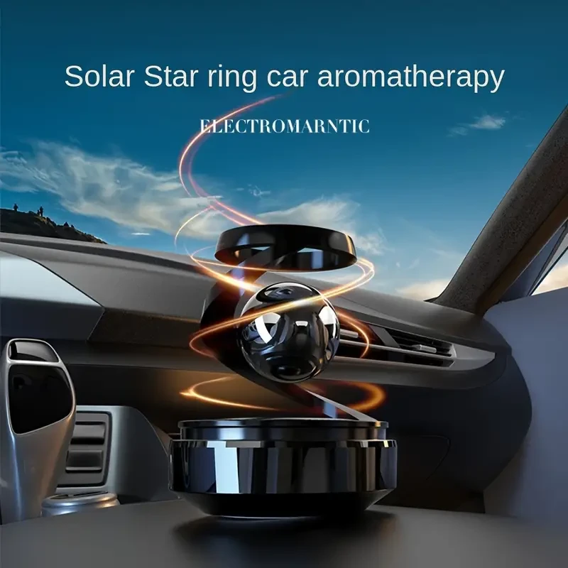 Solar-Powered Car Aromatherapy Diffuser