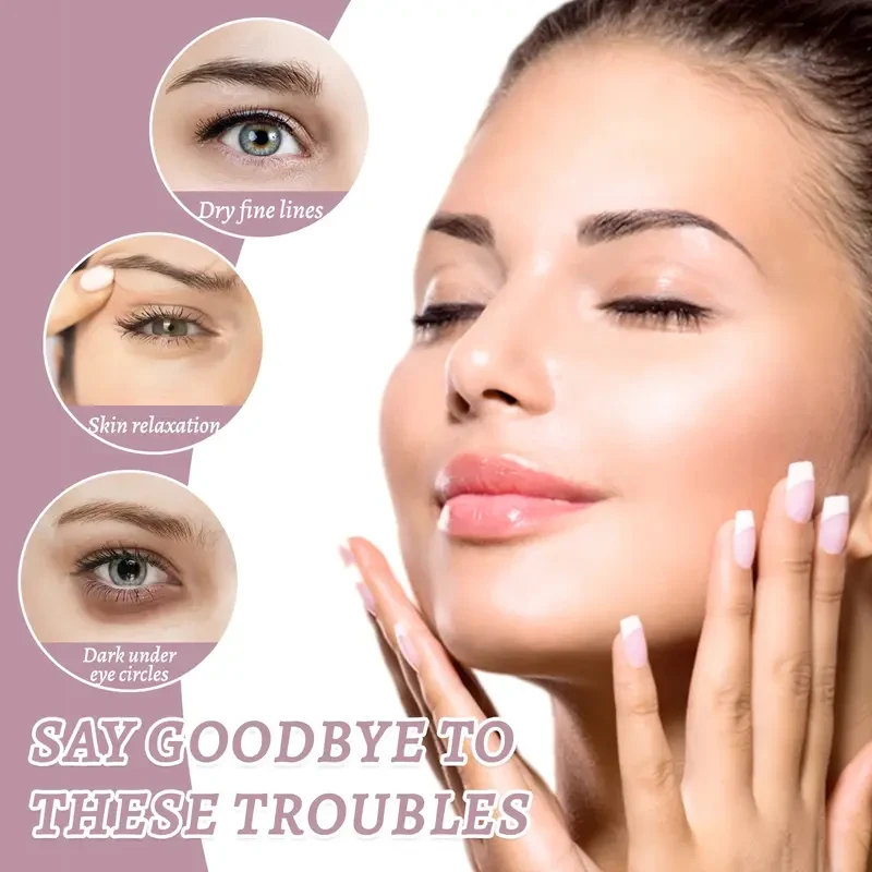 2pcs YILEST Jasmine Eye Cream with Hyaluronic Acid, Collagen & Aloe Vera