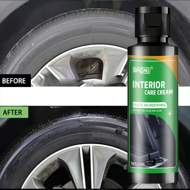 BINZAKI Car Interior Restorer for Plastic and Leather, 150g