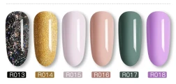 Trapezoidal Plastic Bottle 7.3ml Mixed Nail Polish Glue