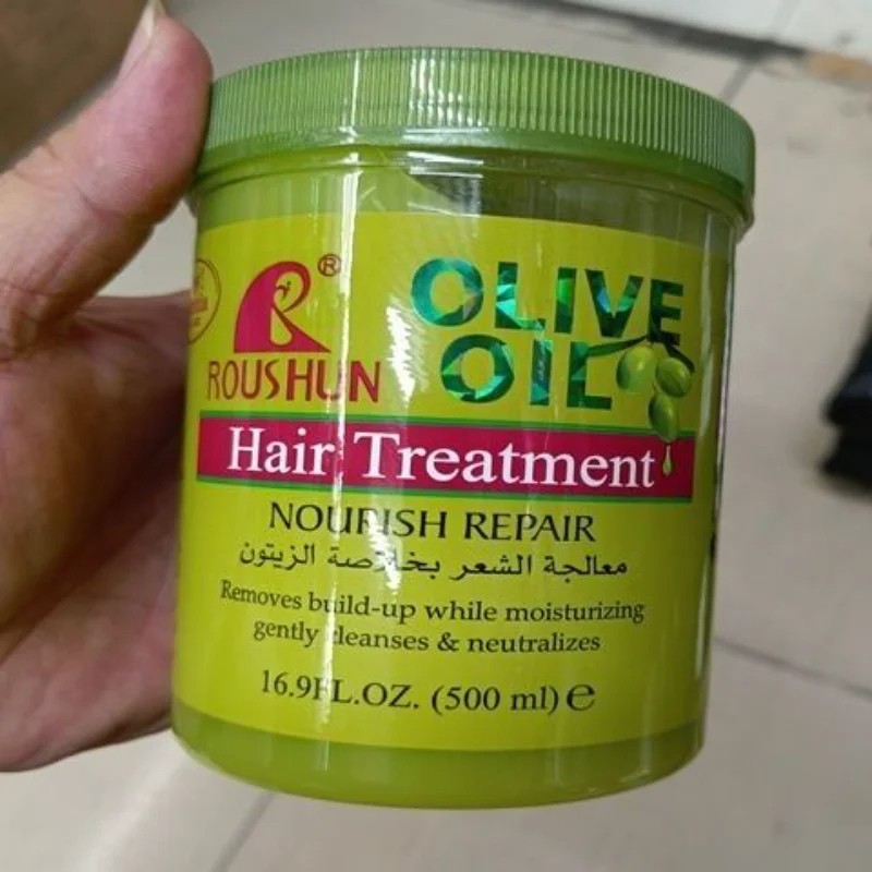 500ml Olive Oil Hair Treatment Conditioner  Olives Hair Mask for Deep Hydration and Repair