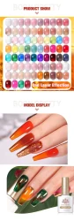 Nail Polish Transparent Color UV Polish 50 Colors