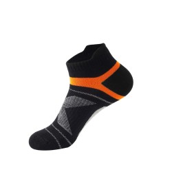 Men's Summer Thin Fashion Color Matching Socks Black