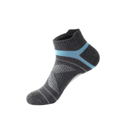 Men's Summer Thin Fashion Color Matching Socks Dark Gray