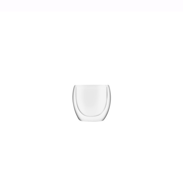 Infusion Double Wall Glass 80ml 2pc Set  - Brew