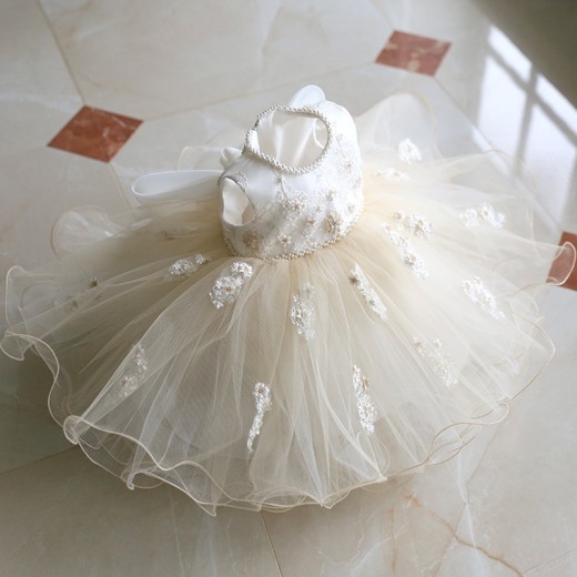 Princess Lace Dress Flower Girl Pettiskirt