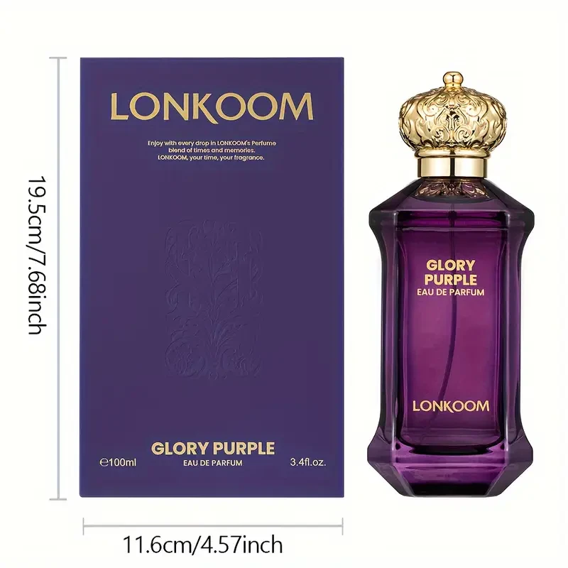 LONKOOM Glory Purple Eau De Parfum for Men