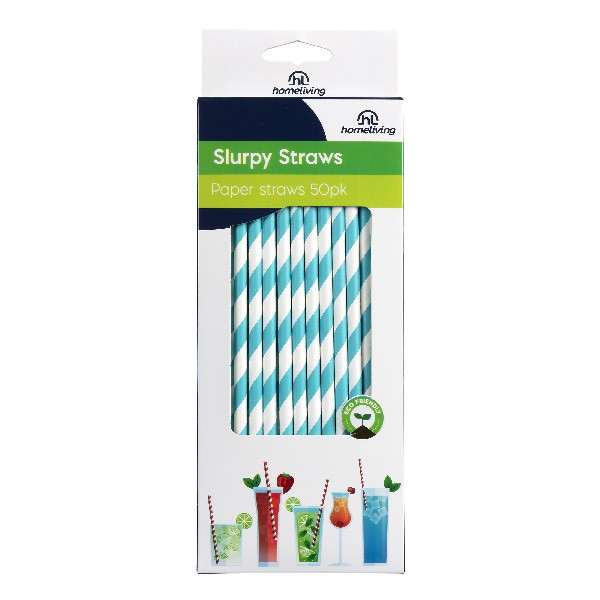 Paper Straws Pack 50 - Homeliving