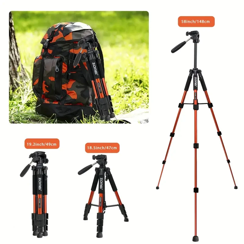 ZOMEI 55 Inch Aluminum Camera Tripod