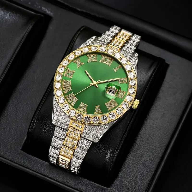 Gift Set Featuring a Rhinestone Watch Face