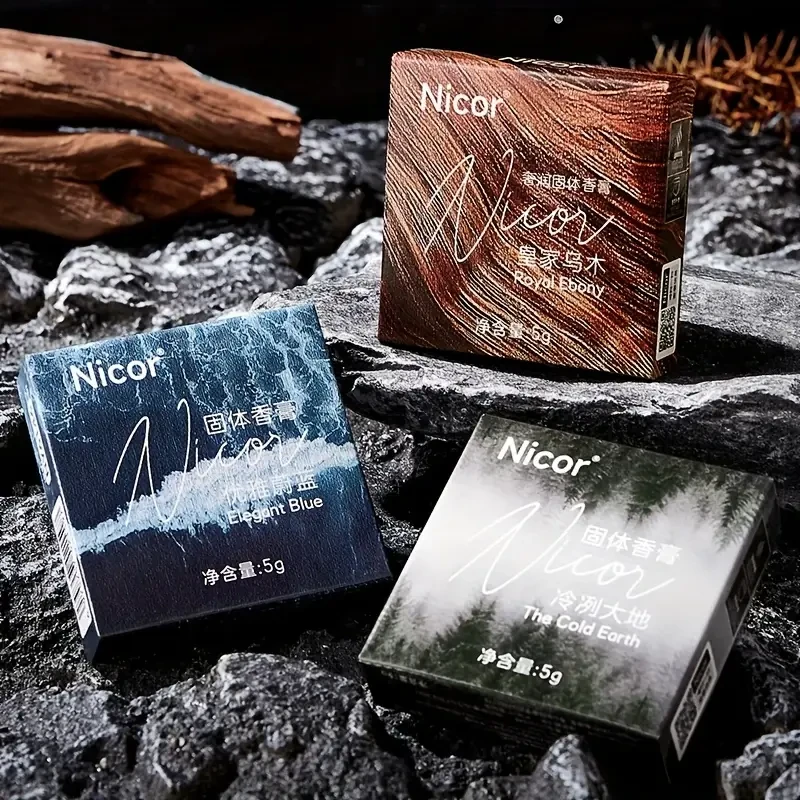 NICOR Solid Perfume Stick - Royal Ebony