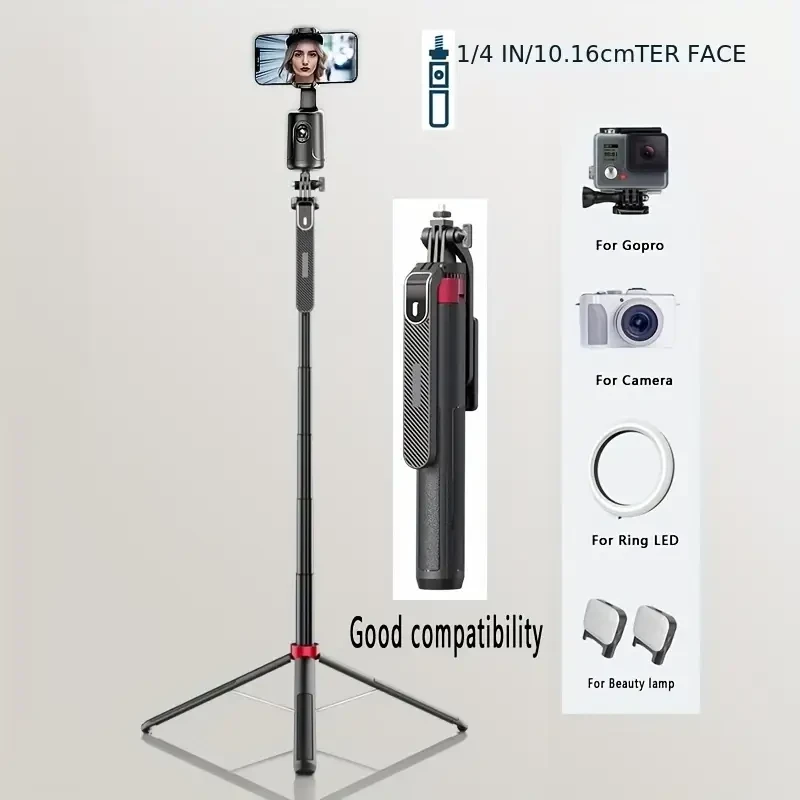 1pc HKXYK 72" All-in-One Extendable Selfie Stick Tripod