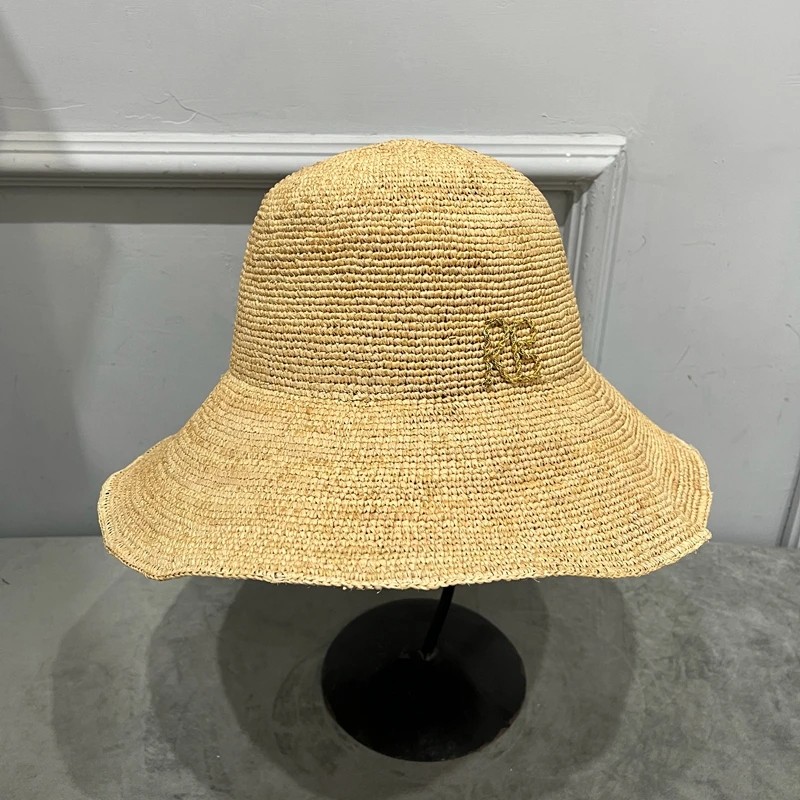 Raffia Straw Hat for Women Sunhat Summer Sun Protection Hat