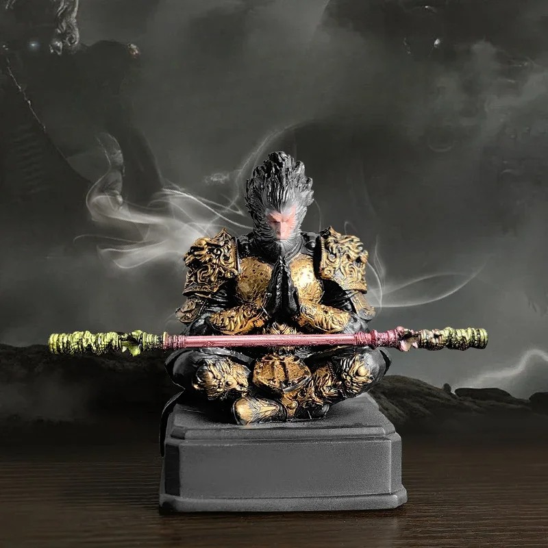 Black Mythical Wukong Qitian Great Sage Destiny Resin Decorative Ornament Figure