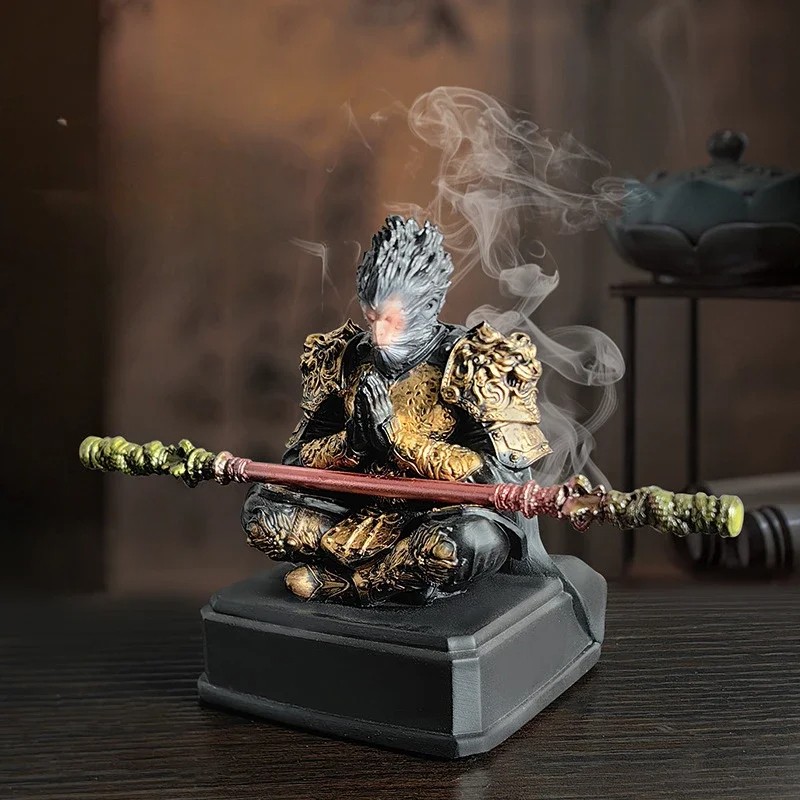 Black Mythical Wukong Qitian Great Sage Destiny Resin Decorative Ornament Figure