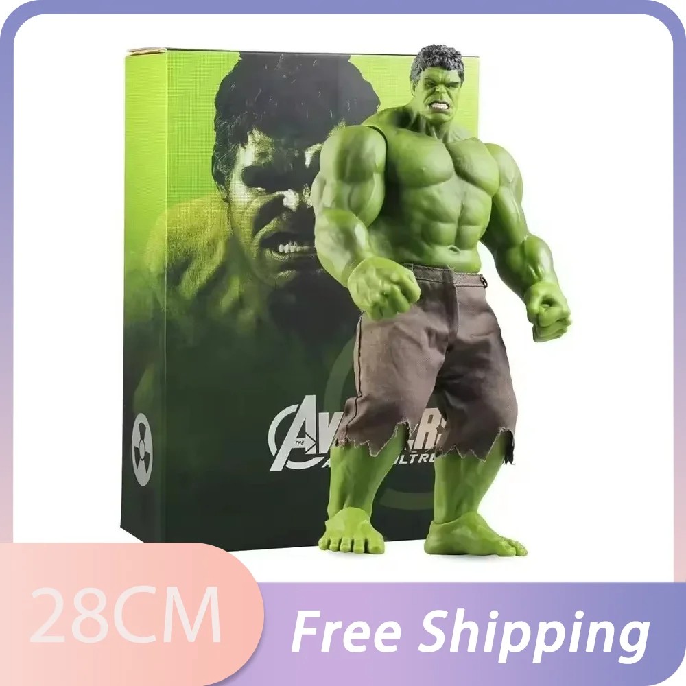 28 Anime Hulk Action Figures Large Hulk Doll Model for Boys, Desktop Ornaments