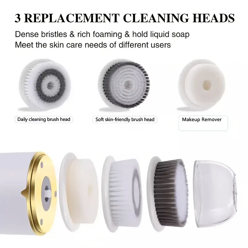 Ruimans 3-in-1 Multifunctional Electric Facial Cleansing Brush