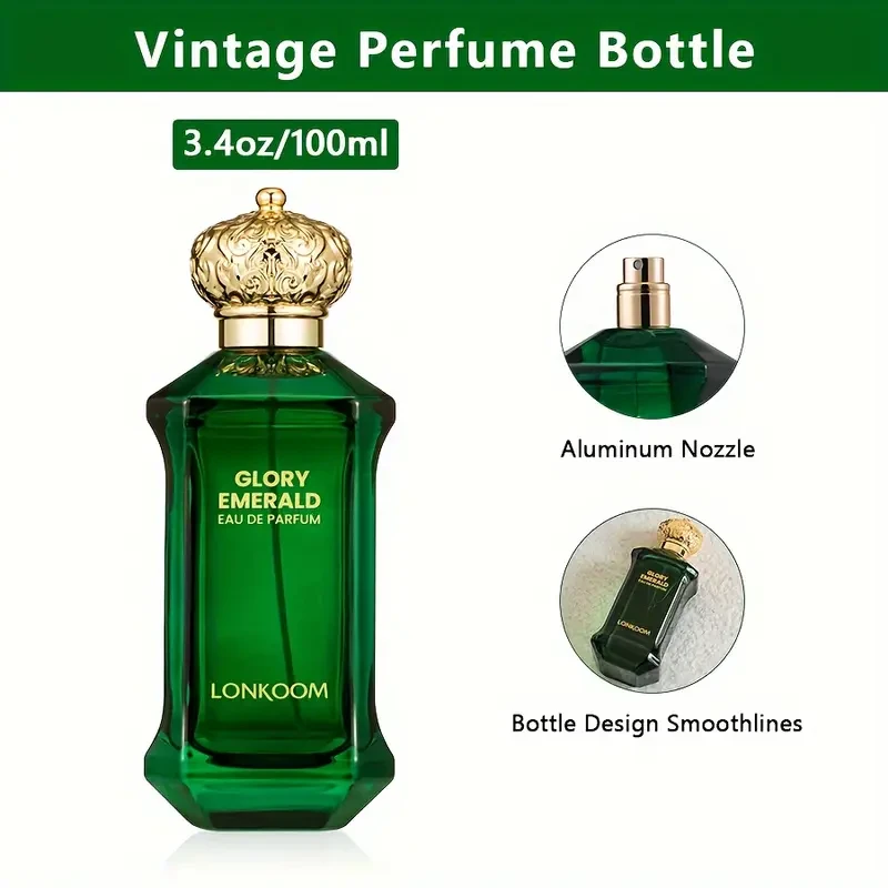 LONKOOM Glory Emerald Eau De Parfum for Men
