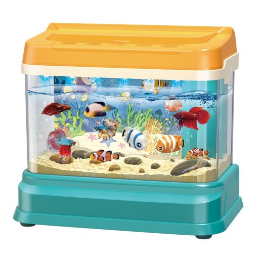 Parent-child Interaction Aquarium Electric Music Light Children Pet Fish Tank
