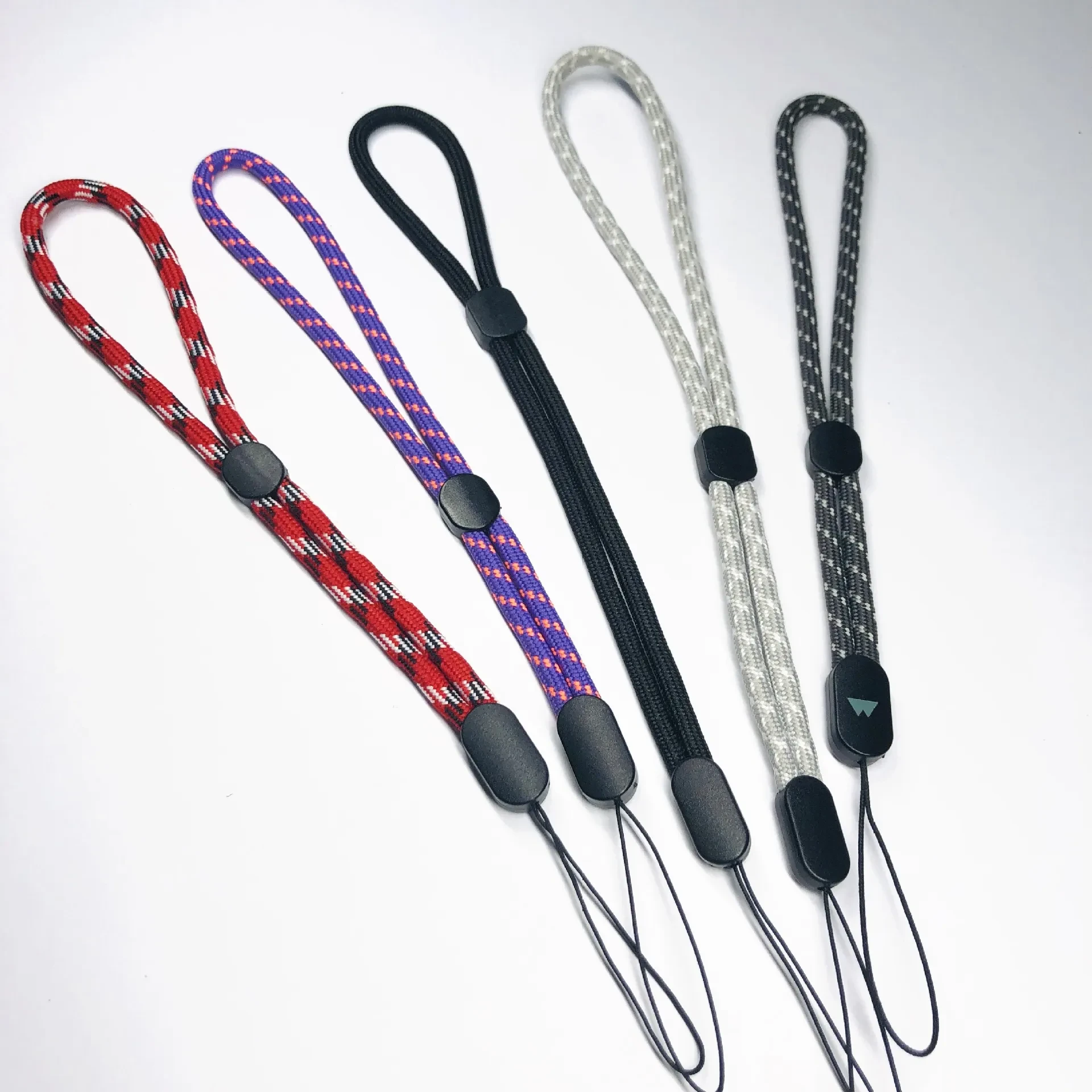 Adjustable Round Woven Mobile Phone Lanyard